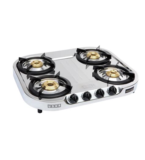 usha gas stove 4 burner automatic